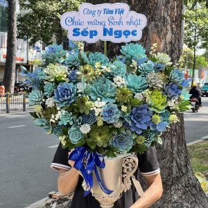 chau hoa sen da 351 - gia 2000000